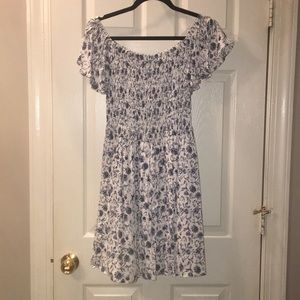 Kendall and Kylie off the shoulder dress